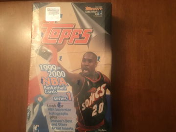 1999/00 topps series 1 basketball hobby box