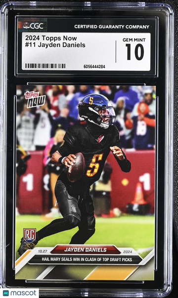 2024 Topps Now Jayden Daniels #11 CGC 10