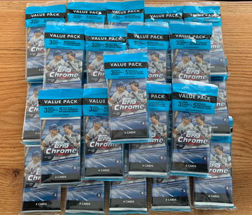 2020 Topps Chrome Baseball Fat Pack lot 24x 