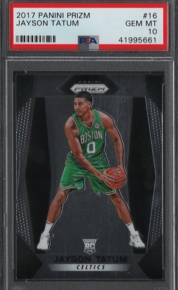 Jayson Tatum 2017 Panini Prizm RC Rookie PSA 10 Gem Mint 