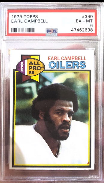 Earl Campbell 1979 Topps PSA 6