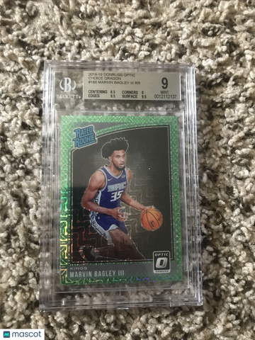 Marvin Bagley RR Dragon Choice BGS 9