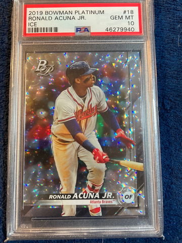 Ronald Acuna Jr 2019 Bowman Platinum Ice Psa10 #18