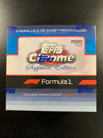 2021 Topps Chrome Sapphire Formula 1 Exclusive