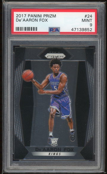 2017 Panini Prizm De'Aaron Fox PSA 9