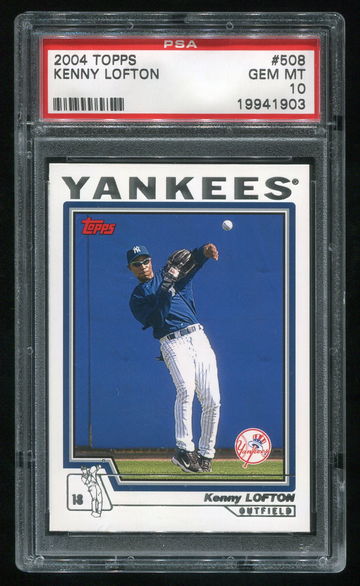 2004 TOPPS #508 KENNY LOFTON PSA 10