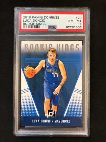 2018 Panini Donruss - Luka Doncic - Rookie Kings PSA 8