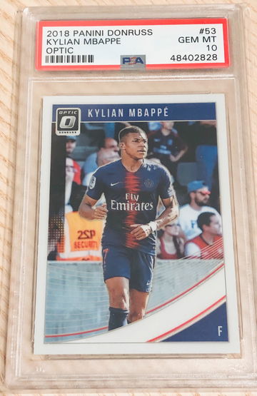 Kylian Mbappe Optic Rookie PSA10