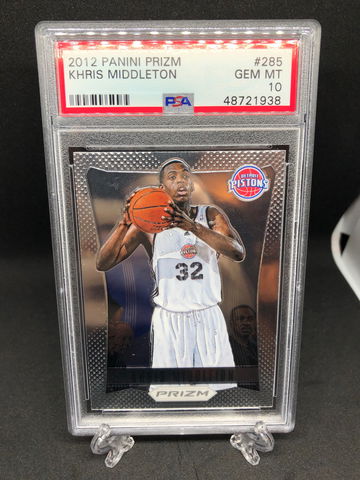 Khris Middleton Prizm RC PSA 10