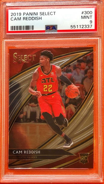 2019 Paninit Select  Cam Reddish Courtside #300 PSA 9 Mint