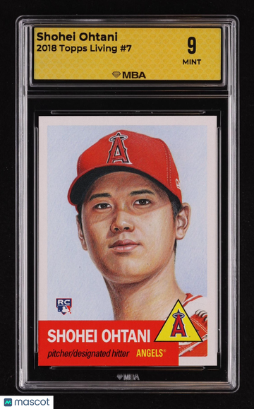 2018 Topps Living Shohei Ohtani #7 Rookie MBA 9
