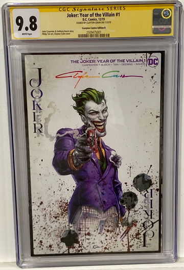 Joker: Year of the Villain #1 - Clayton Crain Variant