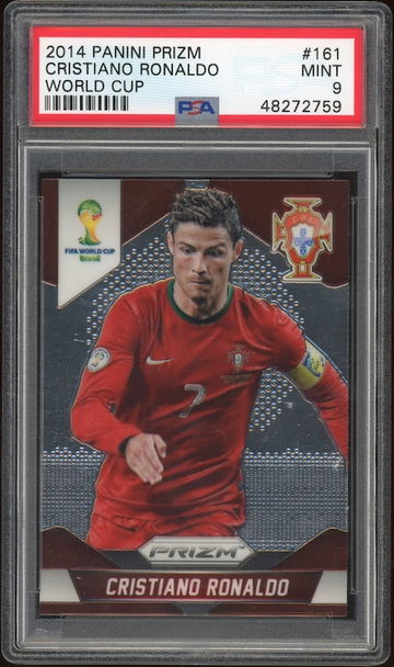 2014 prizm Cristiano Ronaldo psa 9 