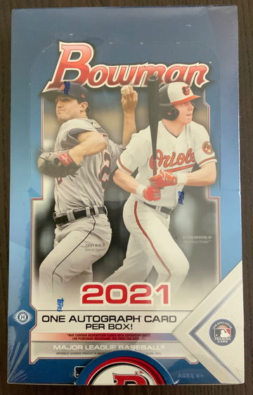 2021 Bowman Baseball Hobby Box