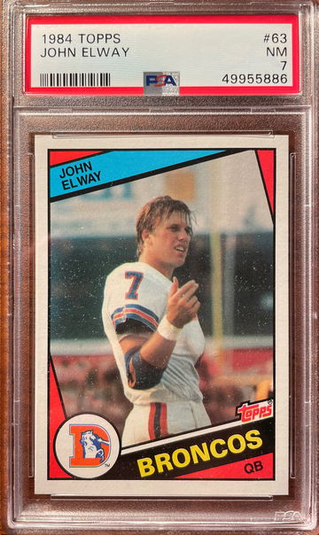 John Elway 1894 Topps PSA 7