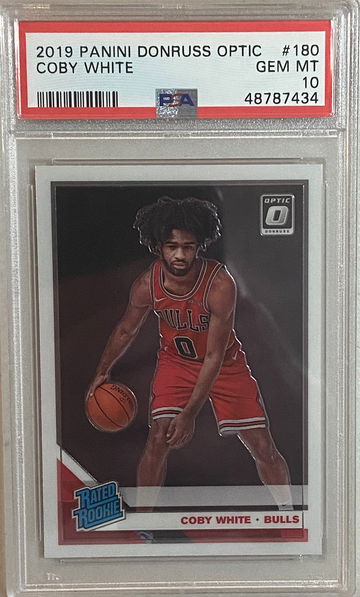 2019 Optic Coby White Base PSA 10