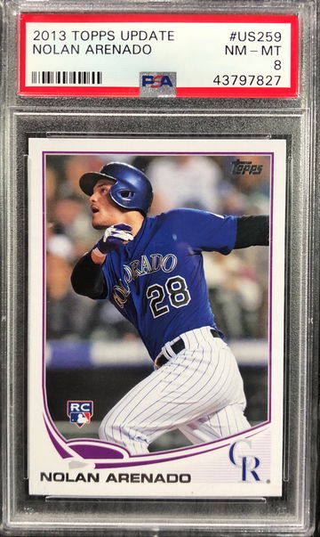 2013 Topps Update Nolan Arenado #US259 PSA 8 