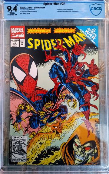 SPIDER-MAN #24 CBCS 9.4 KEY DOPPELGÄNGER APPEARANCE