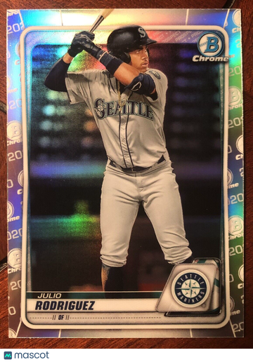 Julio Rodriguez 2020 Bowman Chrome Draft Refractor #BD-188 Seattle Mariners