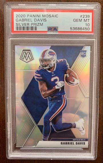 2020 Gabriel Davis Rookie (RC) PSA 10