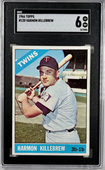1966 Topps Harmon Killebrew SGC 6 (Excellent-Near-Mint)