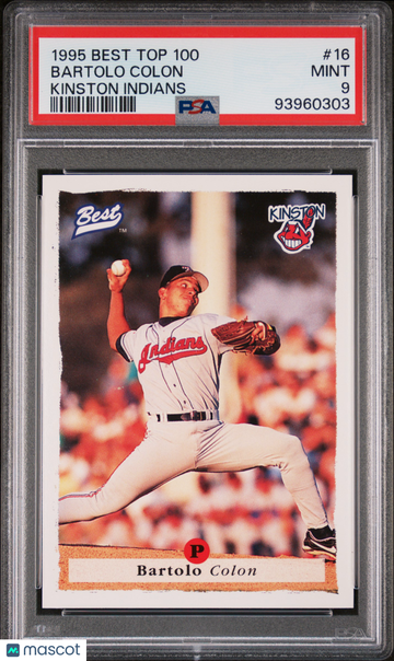 1995 Best Top 100 Bartolo Colon #16 Kinston Indians PSA 9