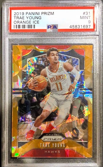 2019 Panini Prizm Trae Young Orange Ice