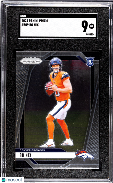 2024 Panini Prizm Bo Nix #309 SGC 9