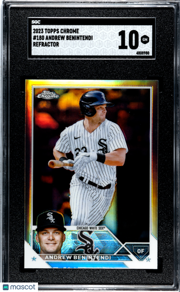 2023 Topps Chrome Andrew Benintendi #180 Refractor SGC 10