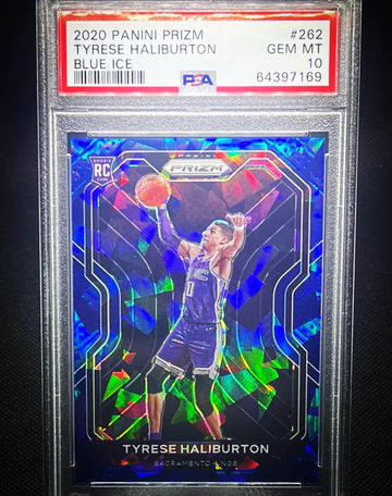 Tyrese Haliburton Prizm Blue Ice /125