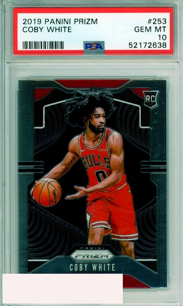 2019 PANINI PRIZM COBY WHITE #253 PSA 10 GEM MT