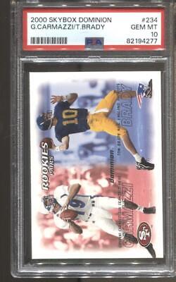 2000 Tom Brady Dominion #234 PSA 10 Gem Mint Patriots Buccaneers Michigan GOAT