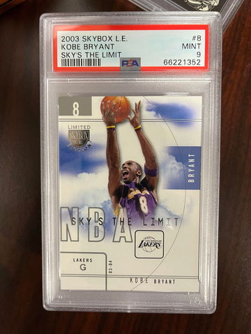 2003 Skybox LE Kobe Bryant Skys The Limit PSA 9
