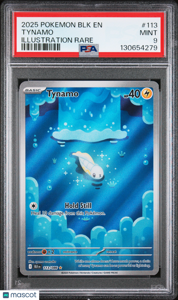 2025 Pokemon BLK EN-Black Bolt Tynamo Illustration Rare PSA 9 #113