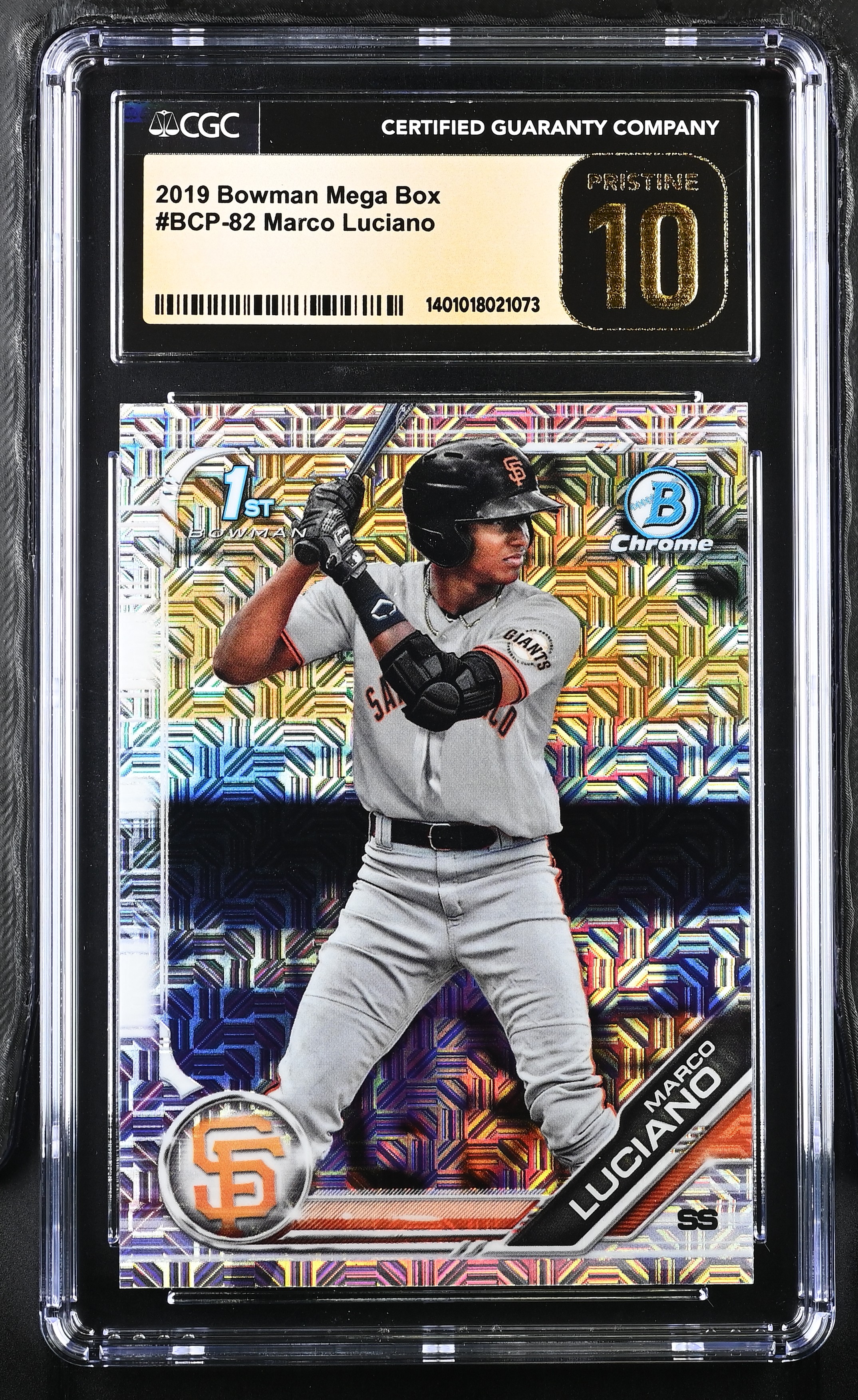 2019 Bowman Mega Box Marco Luciano #BCP-82 CGC 10 Pristine