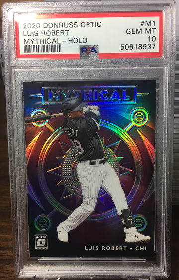 2020 Donruss Optic Luis Robert Mythical Holo PSA 10 Gem Mint