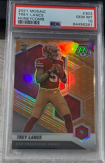 2021 Mosaic Trey Lance Honeycomb PSA 10