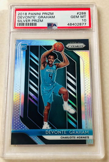 Devonte Graham Prizm Silver Rookie PSA10