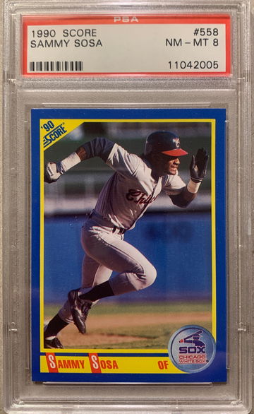 1990 Score Sammy Sosa RC #558