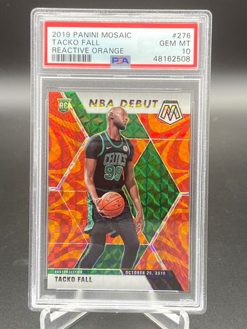 2019 Mosaic Tacko Fall Debut Orange Reactive PSA 10
