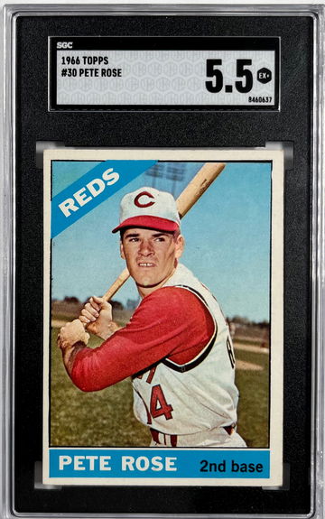 1966 Topps Pete Rose SGC 5.5 (Excellent+)