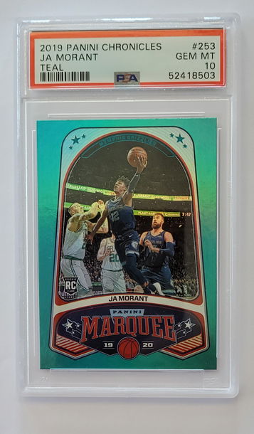 2019 Chronicles Marquee Teal #253 Ja Morant RC PSA 10 Gem Mint