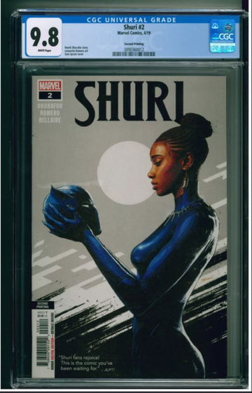  Shuri #2 - Sam Spratt - 2nd Print  - CGC 9.8