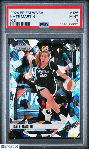 2024 Panini Prizm WNBA Kate Martin #126 Ice PSA 9