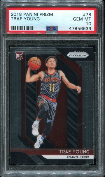 Trae Young 2018-19 Prizm #78 PSA 10