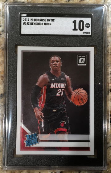 2019-20 Donruss Optic #193 Kendrick Nunn - SGC 10