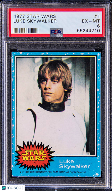 1977 Star Wars Luke Skywalker #1 PSA 6
