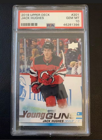 2019 upper deck young guns Jack Hughes