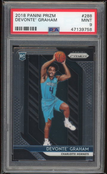 2018 Panini Prizm Devonte' Graham PSA 9