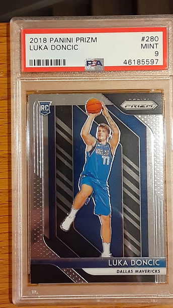 2018 Prizm Luka Doncic PSA 9